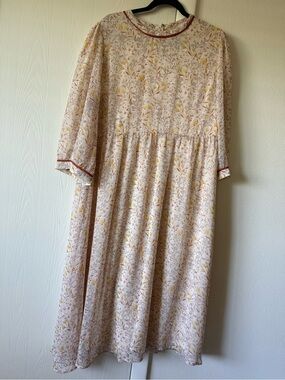 Piper & Scoot Floral Modest Midi Dress -  XXL NWT